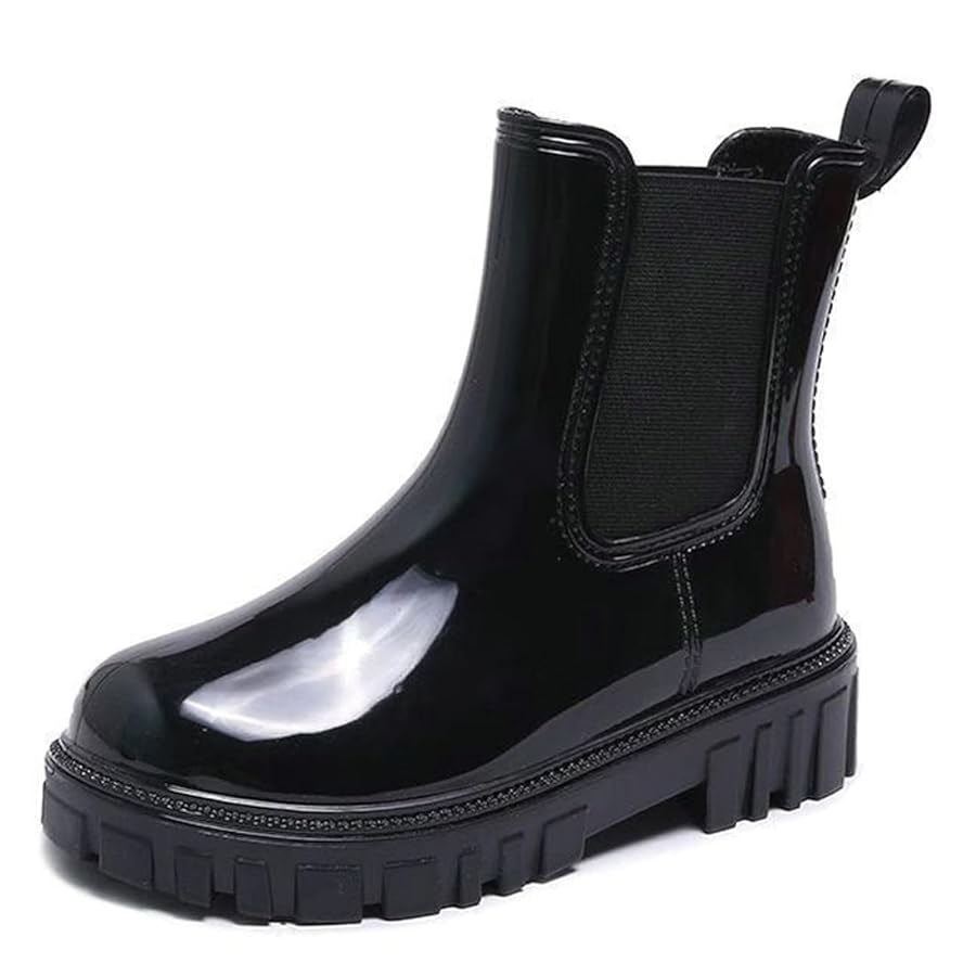 Amazon.com | Harssidanzar Womens Ankle Rain Boots Waterproof
